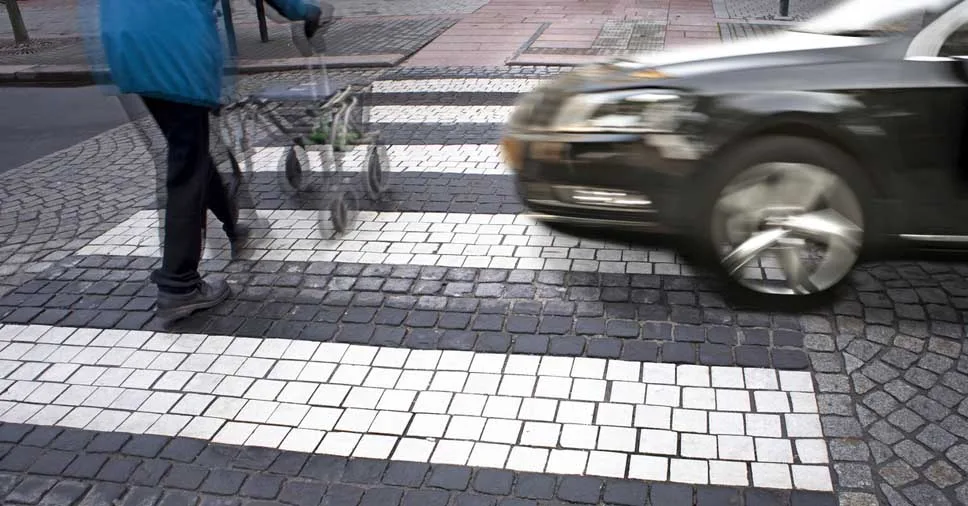 atropelamento de pedestre