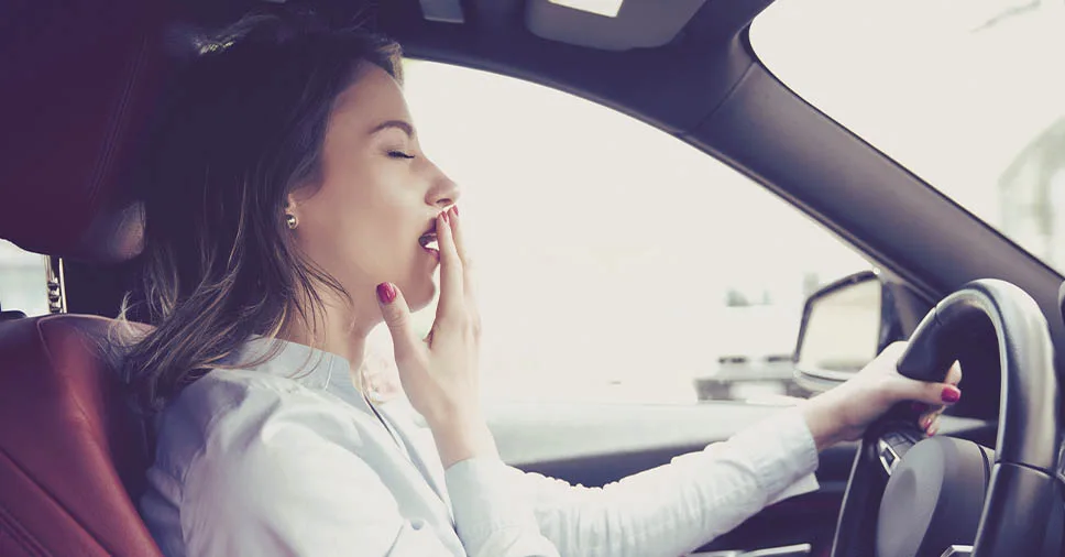 riscos de dirigir com sono e cansaço